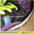 0.8mm Silver Reflective PU leather for sports shoes, running shoes